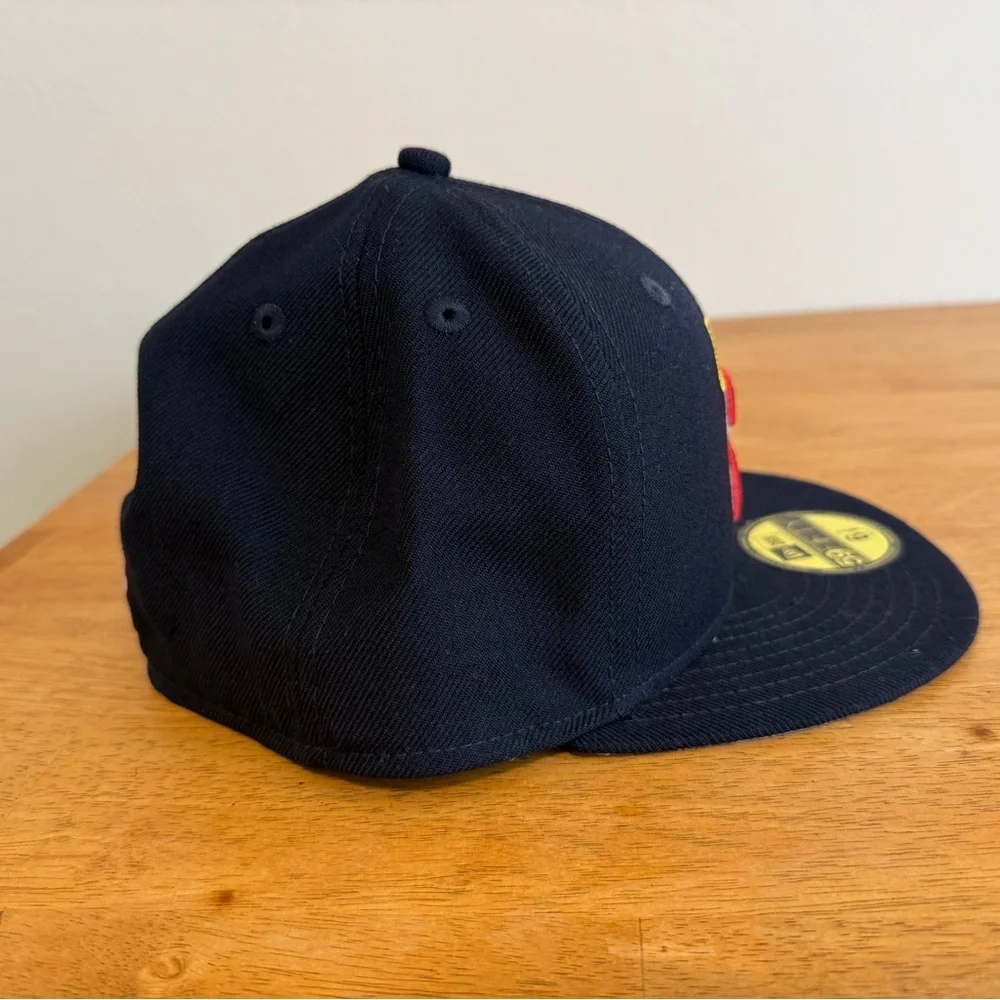 New Era 59fifty 6-7/8 Cooperstown Angels fitted hat Black MLB